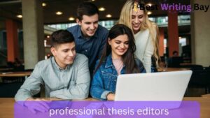 professional thesis editing services
